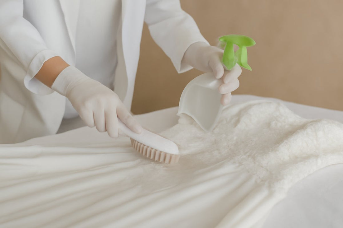How to Keep Your Wedding Gown White
