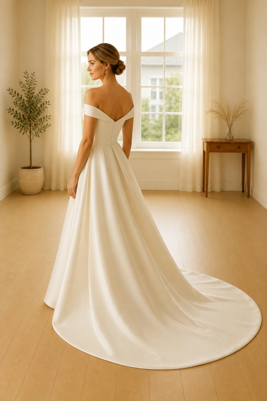 Bridal Overskirt Clean