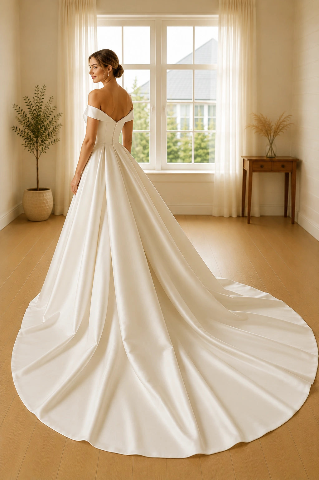 Bridal Overskirt Clean
