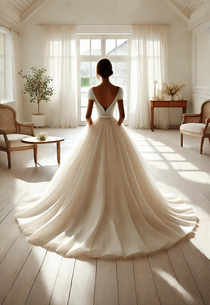 Bridal Overskirt Clean